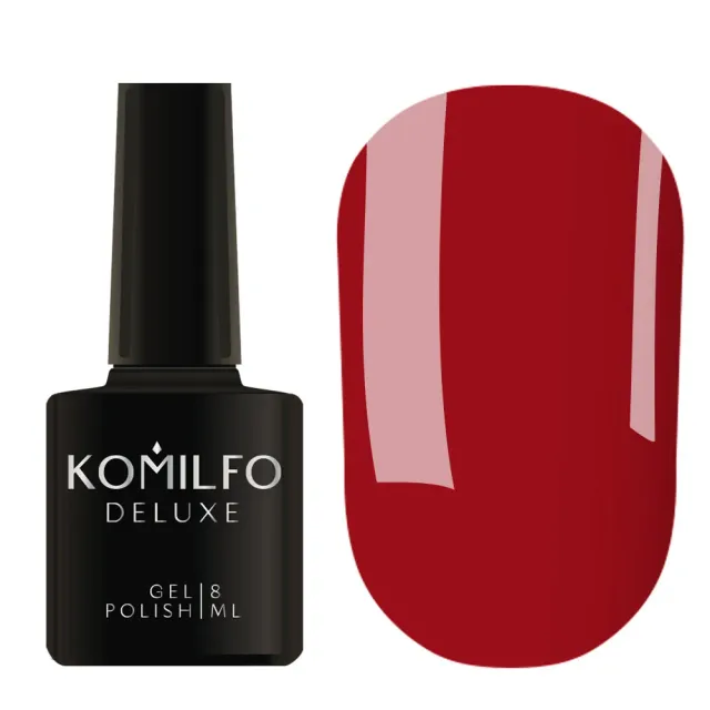 Komilfo Deluxe Series D087 smalto semipermanente rosso scuro 8 ml