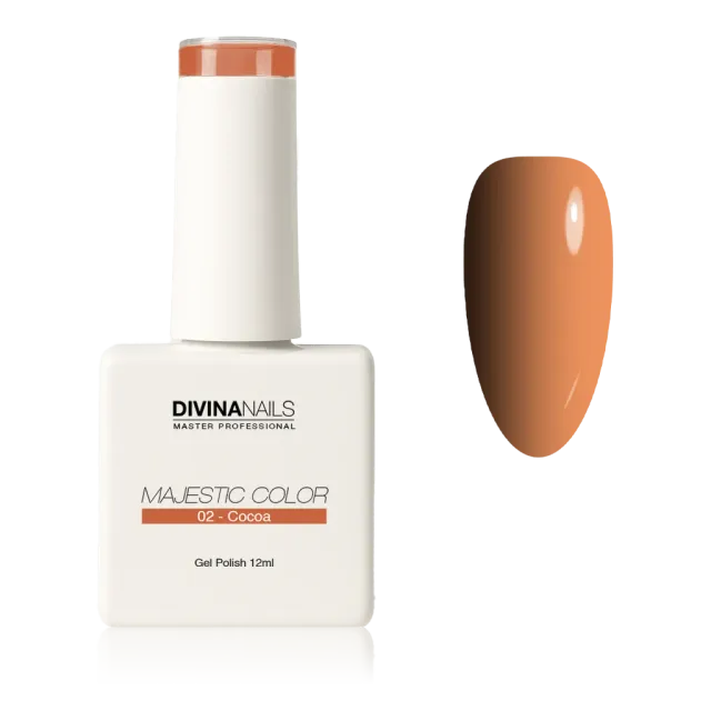 Diva Nails Majestic Color 02 Cocoa semipermanente 12ml nude