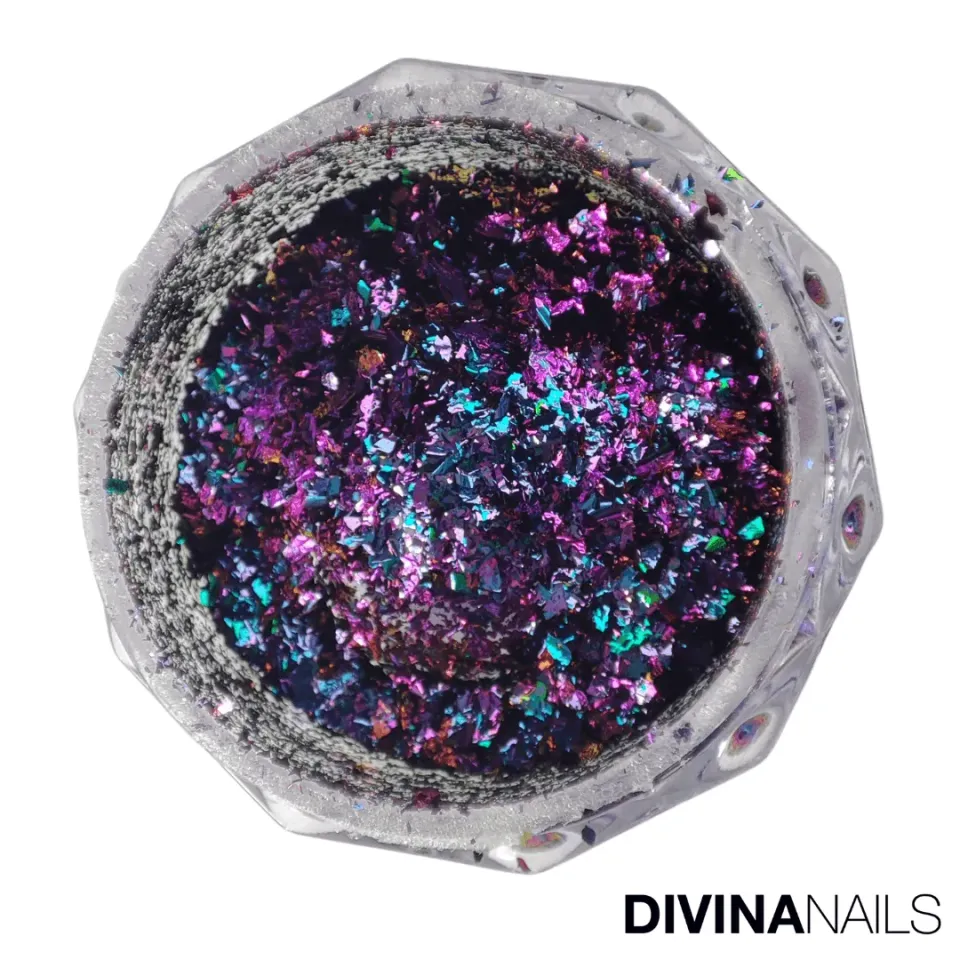 Diva Nails Holo Aurora Alamy polvere glitter 2g