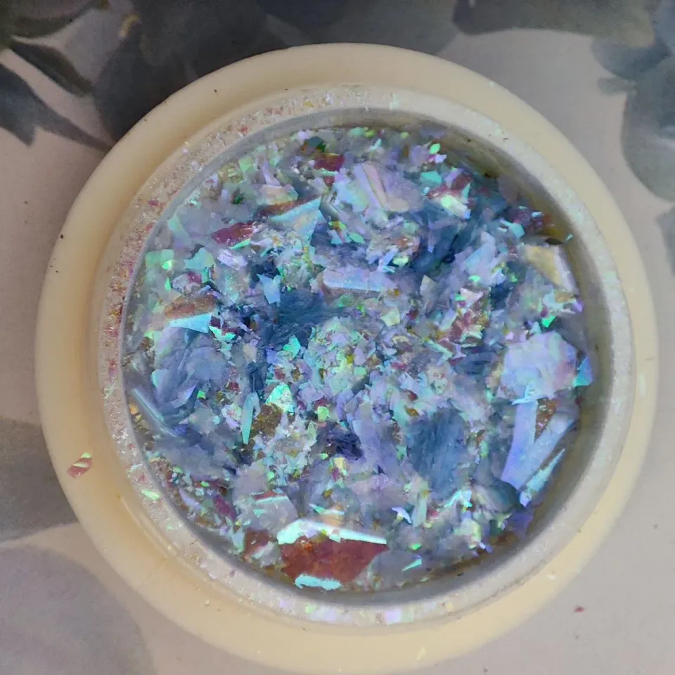 Diva Nails Holo Aurora Plutone glitter unghie 2g blu