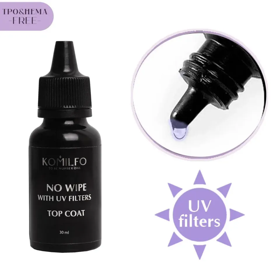 Komilfo No Wipe Top semipermanente UV 30 ml antigiallo