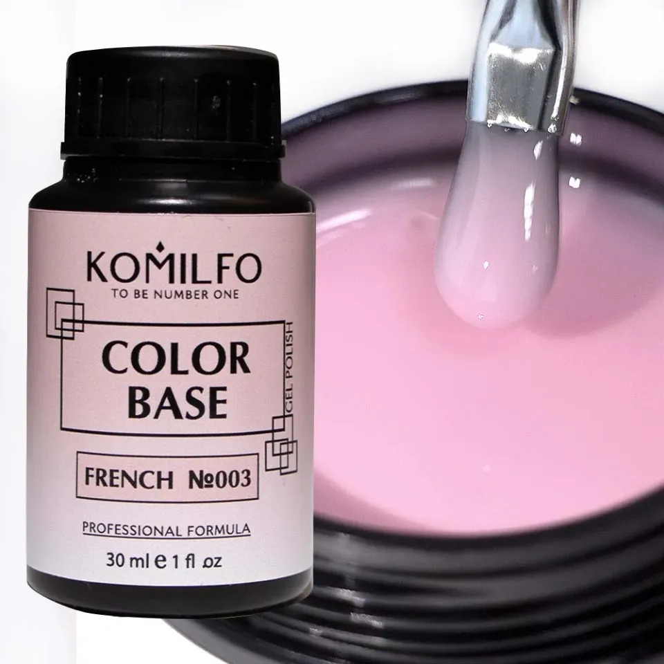 Komilfo Color Base French 003 base french 30 ml nude coprente
