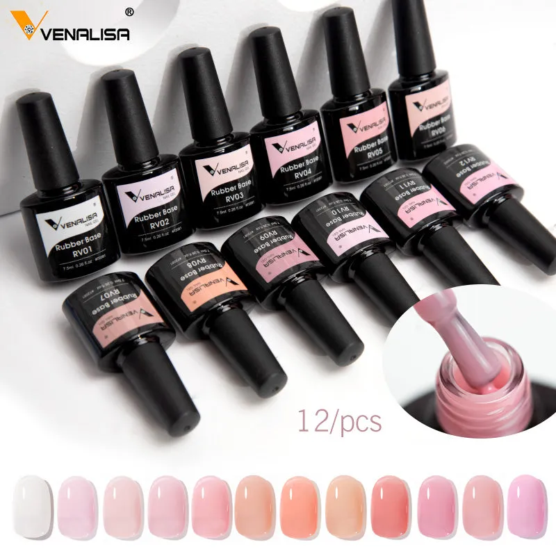 Venalisa H451 rubber base colorata semipermanente 12 pezzi