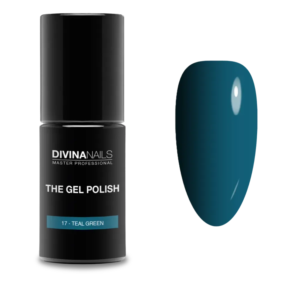 Diva Nails The Gel Polish 17 Teal Green smalto semipermanente 8ml verde
