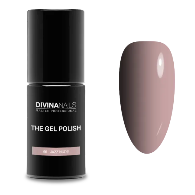 Diva Nails The Gel Polish 66 Jazz Nude semipermanente 8ml nude rosato