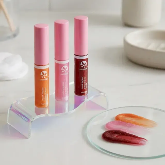 Suncoatgirl Juicy Gloss Trio lip gloss 3x7 ml naturali