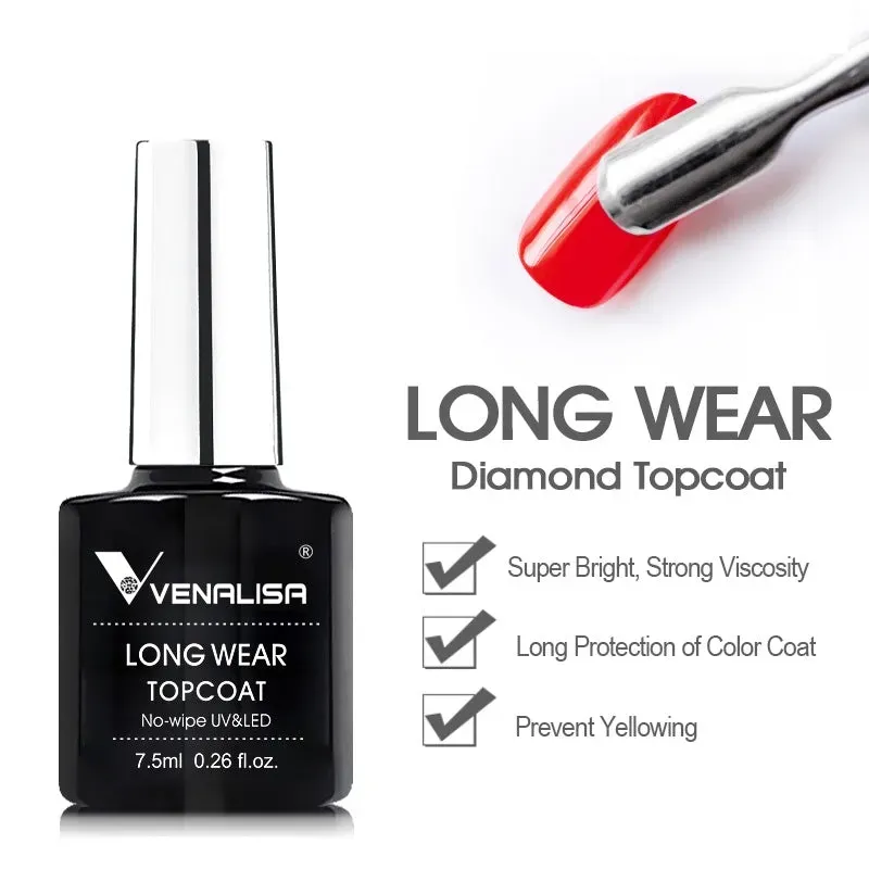 Venalisa Long Wear Top Coat smalto gel 7,5ml lunga durata