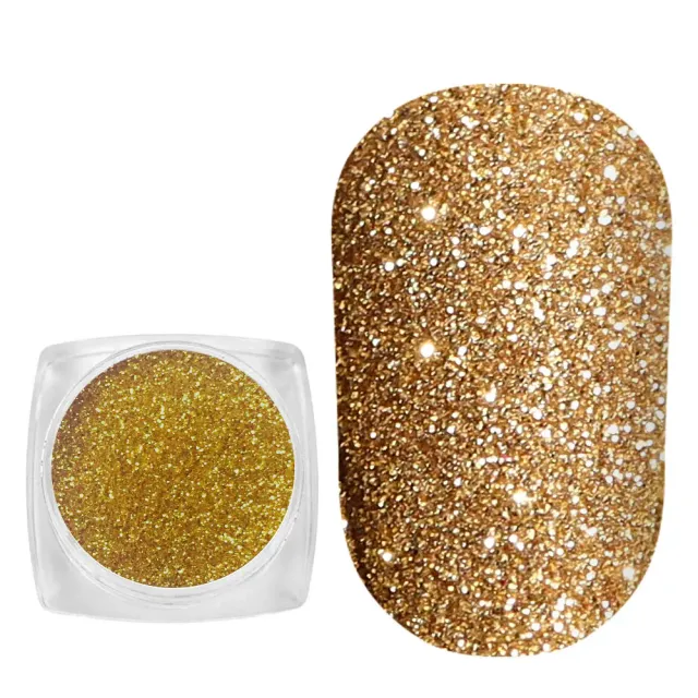 Komilfo Spangles 112 glitter unghie 2,5 g oro brillante