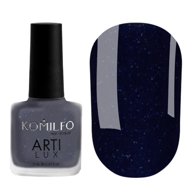 Komilfo ArtiLux 027 smalto classico 8 ml blu shimmer