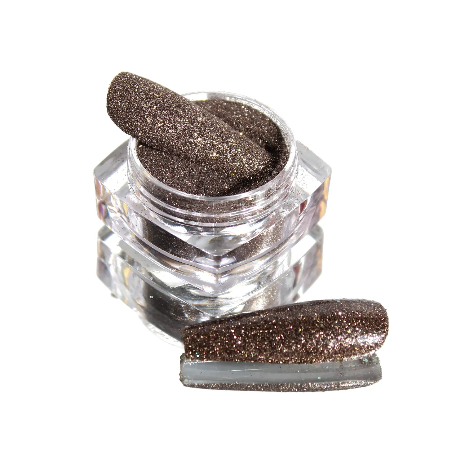 Komilfo Spangles 113 glitter unghie oro scuro 0,08 mm 2,5 g