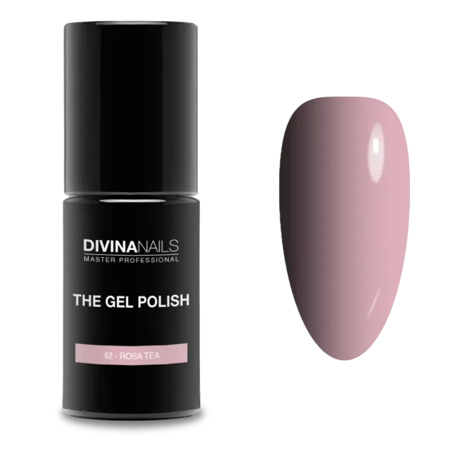 Diva Nails The Gel Polish 42 Rosa Tea smalto semipermanente 8ml pastello