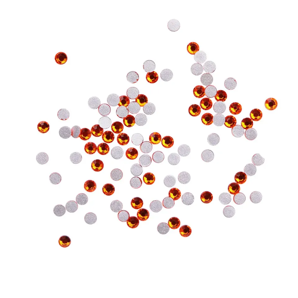 Komilfo Rhinestones Hyacinth strass unghie 100 pz misura 5