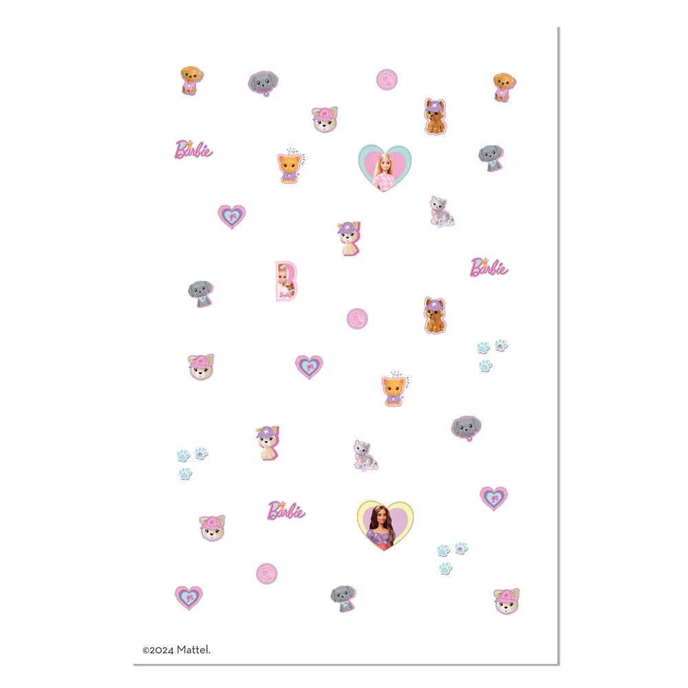 Snails Barbie & Pets adesivi unghie bambina animaletti