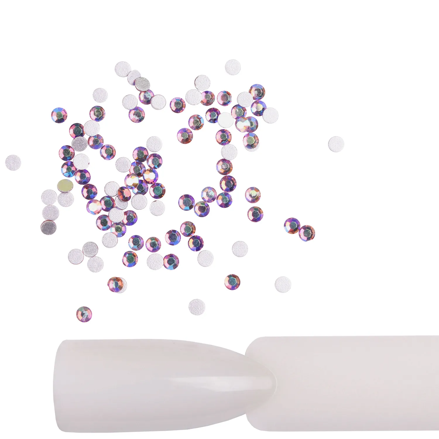 Komilfo strass Lt.amethyst AB misura 5 100 pz lilla