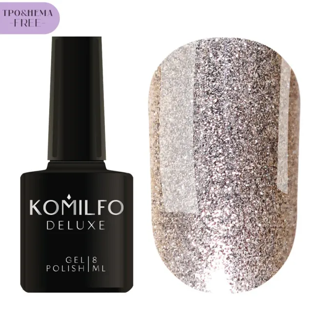 Komilfo Glitter Collection G010 smalto glitter 8 ml HEMA free