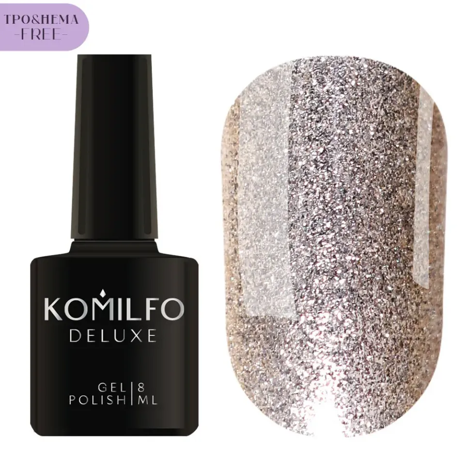 Komilfo Glitter Collection G010 smalto glitter 8 ml HEMA free