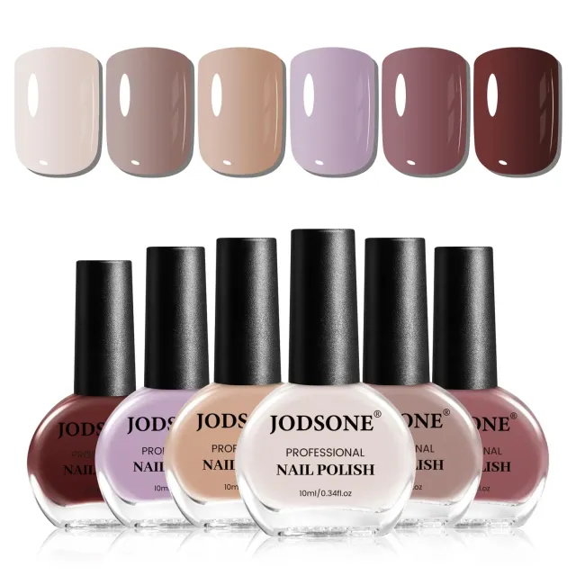 Jodsone 6NPS-04 set smalto nude 6x10ml marrone viola