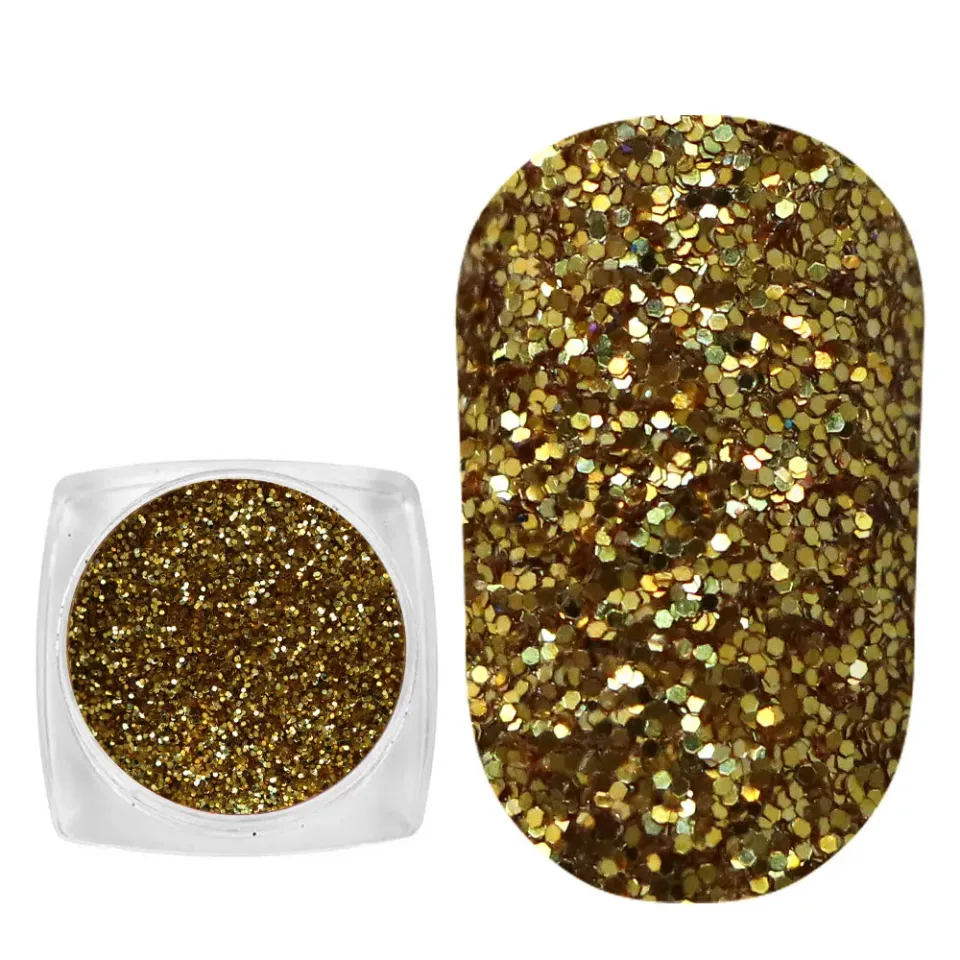 Komilfo 107F glitter unghie oro 0,3 mm 2,5 g