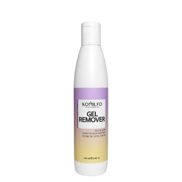 Komilfo Gel Remover solvente unghie 250 ml soak-off pesca