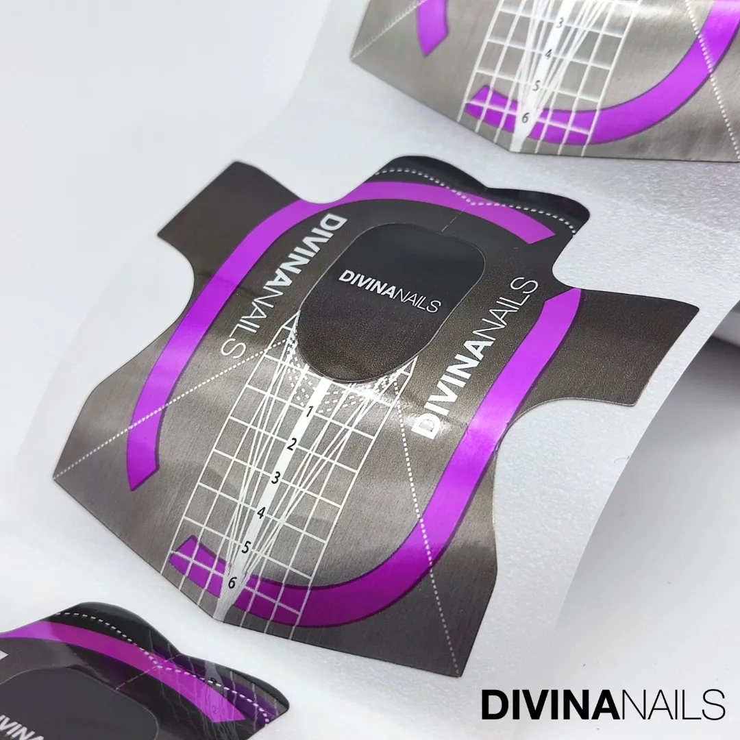 Diva Nails Perfect Salon Shape Nail Form Alluminio 300pz con Box