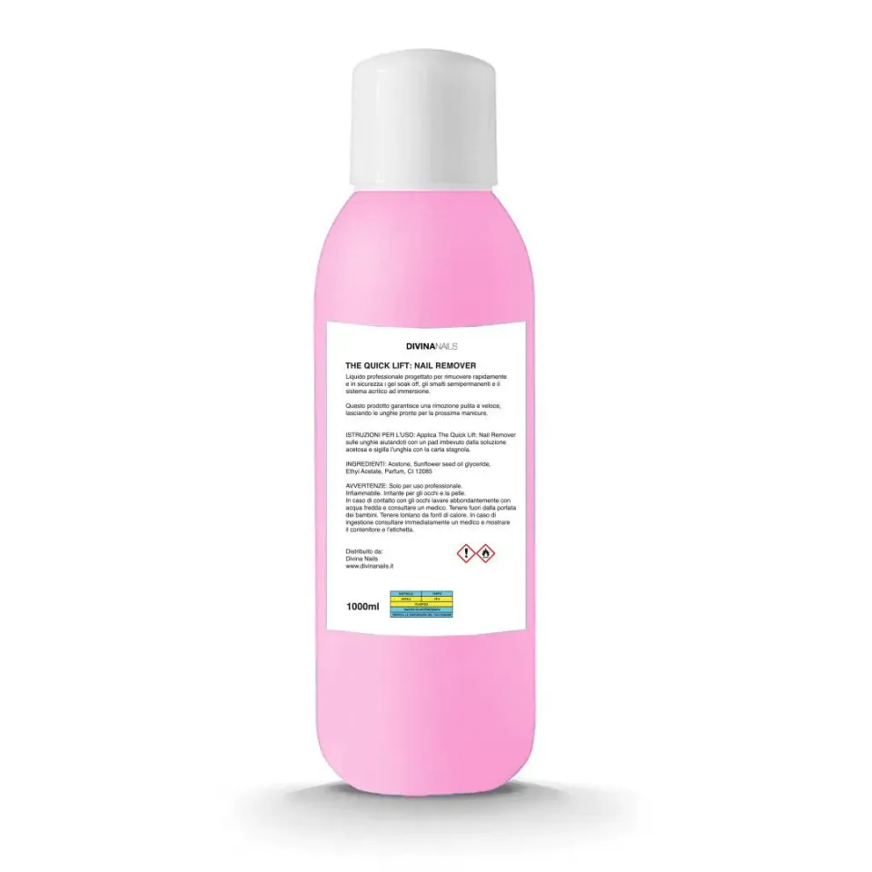 Divina Nails The Quick Lift remover semipermanente soak-off 1000ml