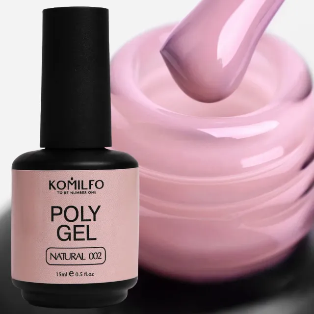 Komilfo PolyGel 002 polygel Natural 15 ml rinforzante