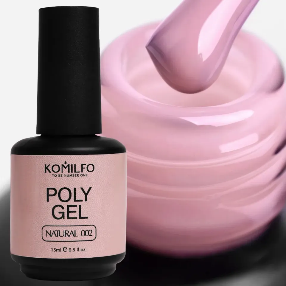 Komilfo PolyGel 002 polygel Natural 15 ml rinforzante