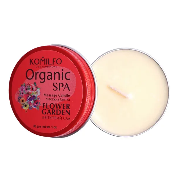 Komilfo candela massaggio Flower Garden 30 g floreale