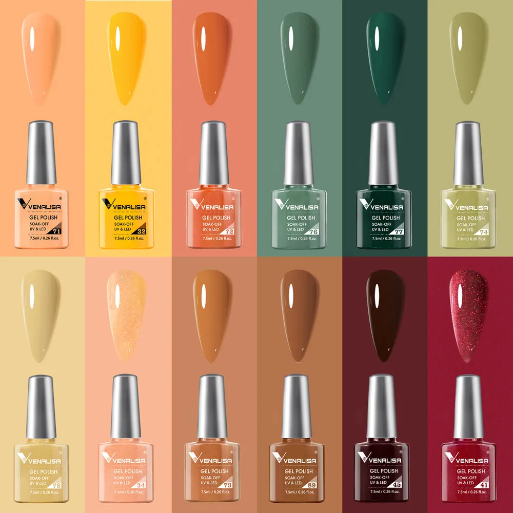 Venalisa Sharp All Seasons Z0814 smalti gel 12x7,5ml coprenti