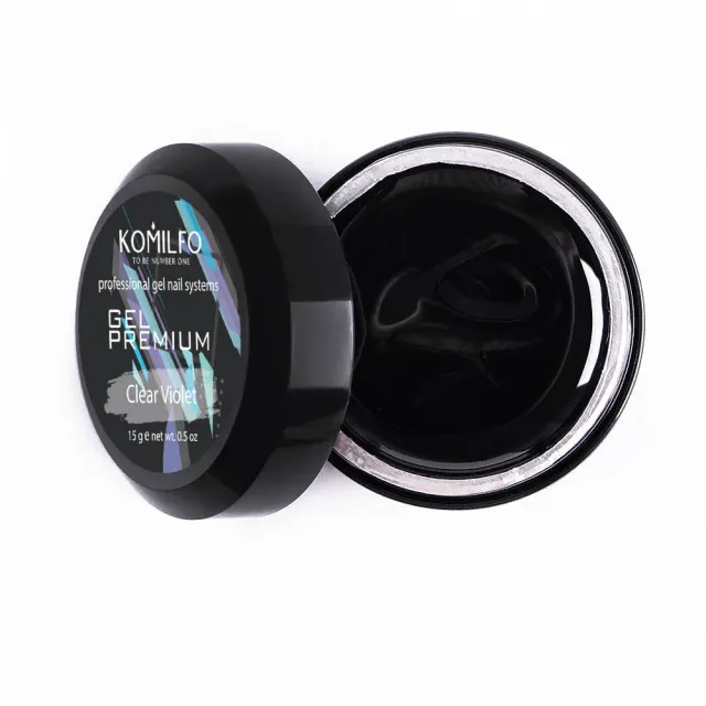 Komilfo Gel Premium Clear Violet gel monofasico 15 g viola