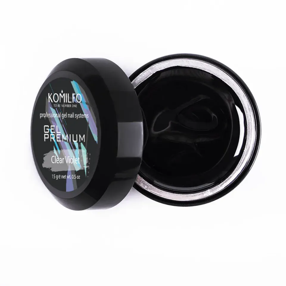 Komilfo Gel Premium Clear Violet gel monofasico 15 g viola
