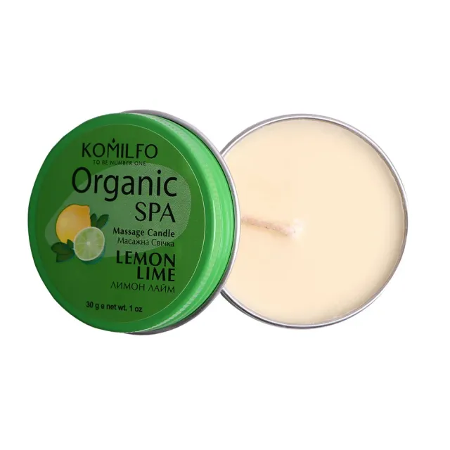 Komilfo Lemon Lime candela massaggio 30 g agrumi