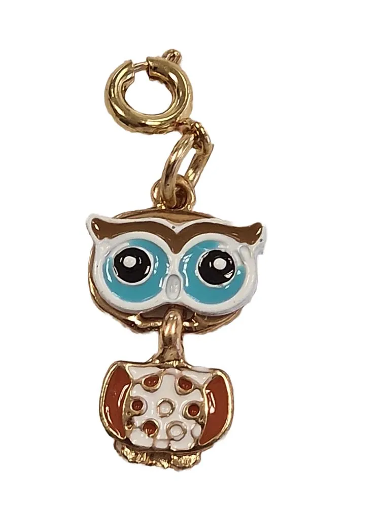 Snails Charming Owl charm gufo nail art
