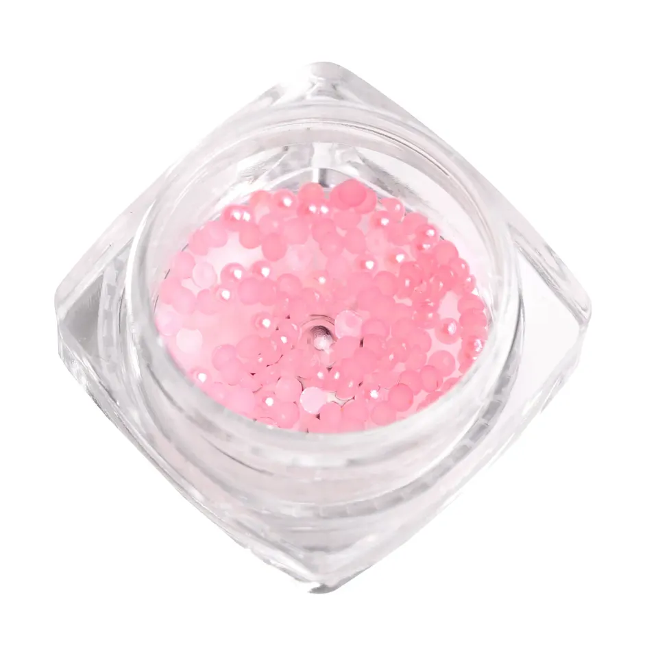 Komilfo Pearl Light Pink perle unghie 2 mm rosa chiaro