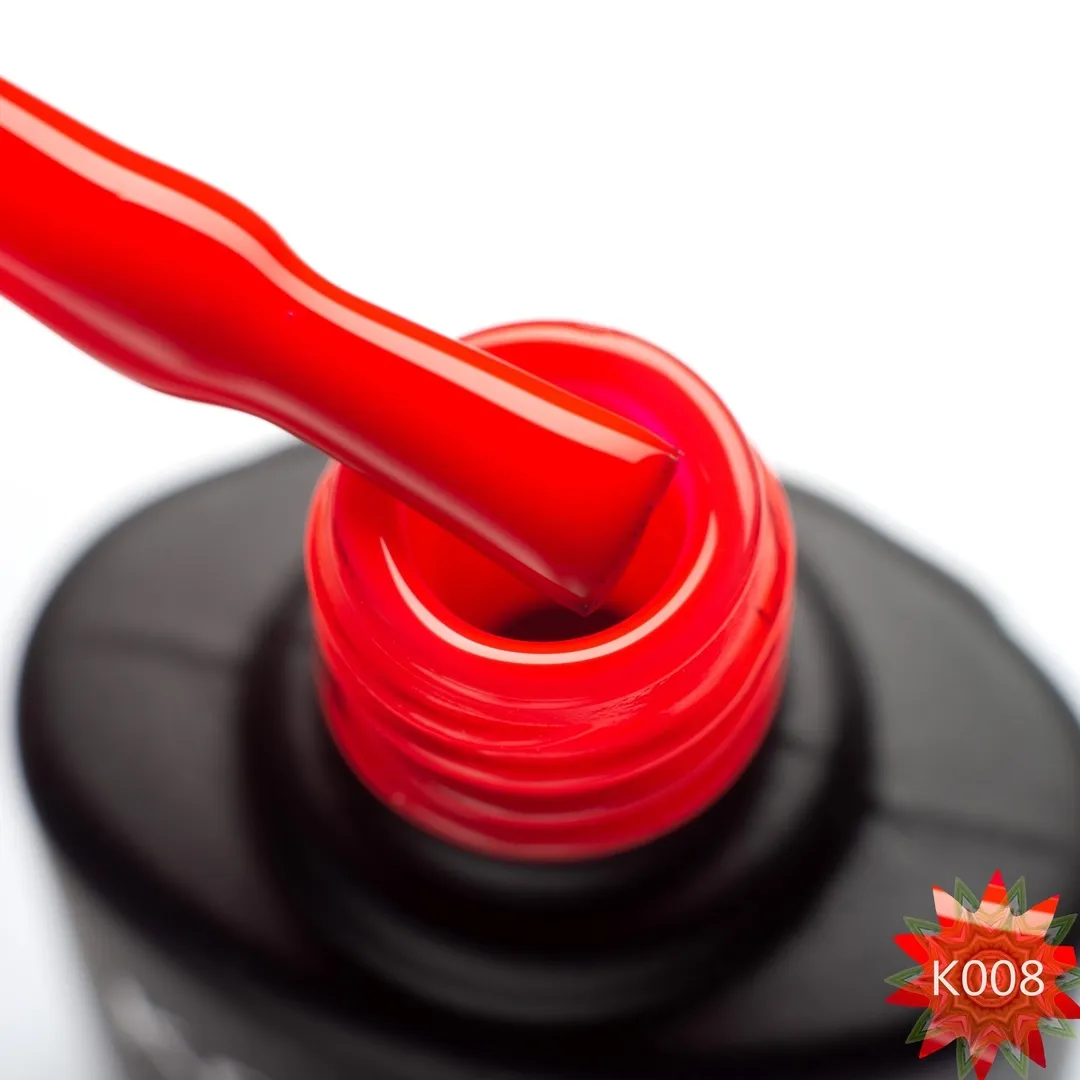 Komilfo Kaleidoscopic K008 smalto gel rosso neon 8 ml