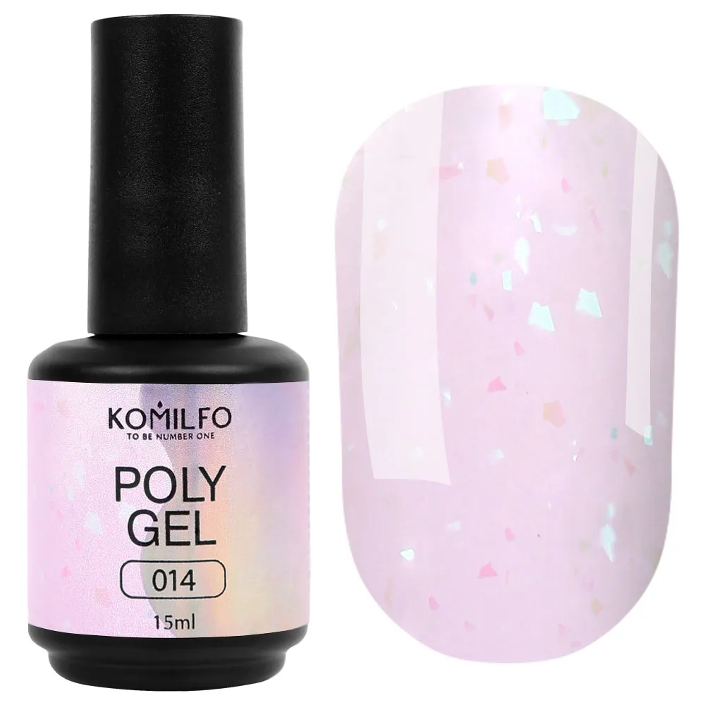 Komilfo PolyGel 014 gel unghie autolivellante 15 ml