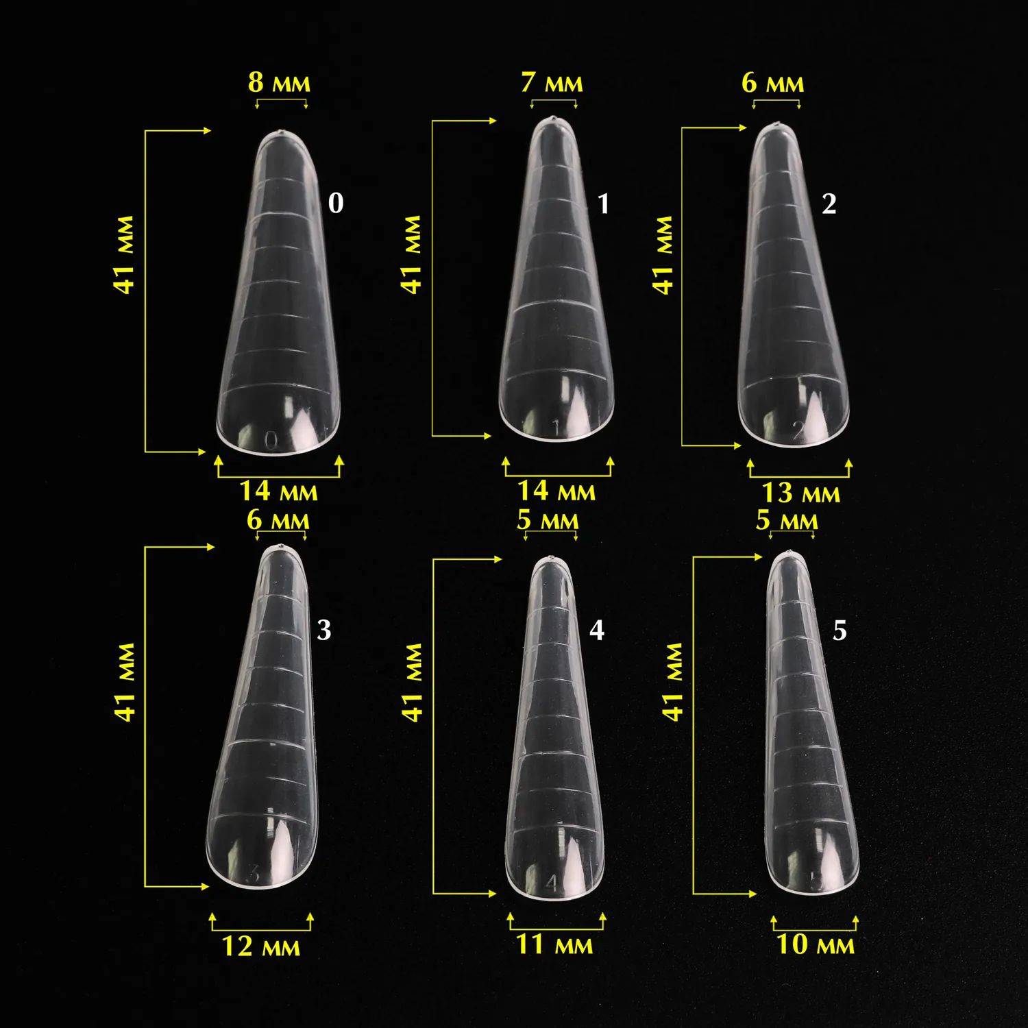 Komilfo Top Nail Forms Modern dual form mandorla 120 pz