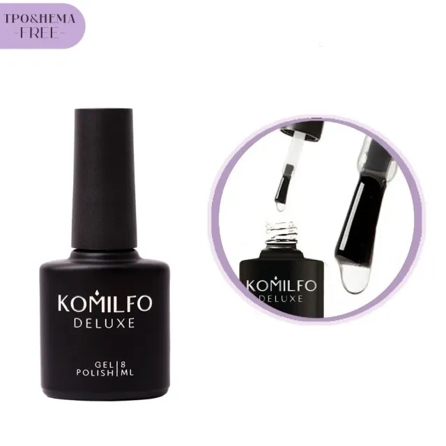 Komilfo No Wipe No Filters top unghie 8 ml scuri