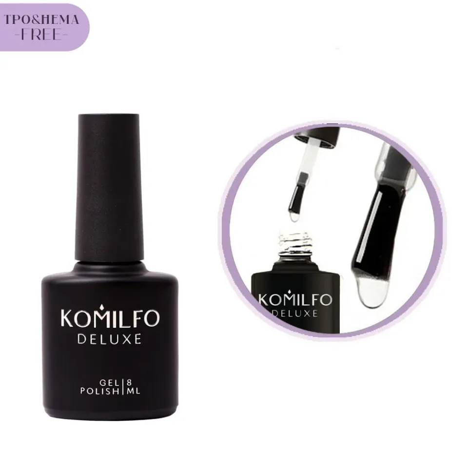 Komilfo No Wipe No Filters top unghie 8 ml scuri
