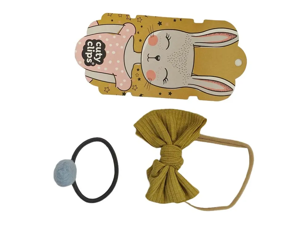 Snails Cuty Clips Boss Bunny mollette gialle 2 pezzi