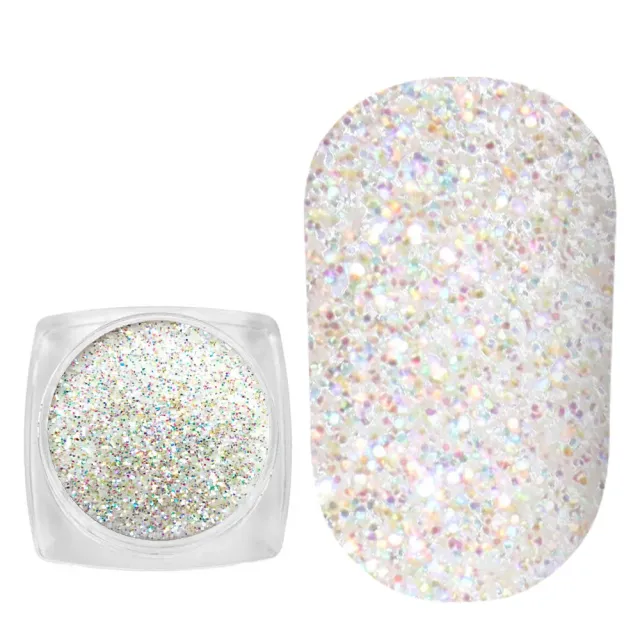Komilfo Super Rainbow 603 glitter unghie 2,5 g olografico