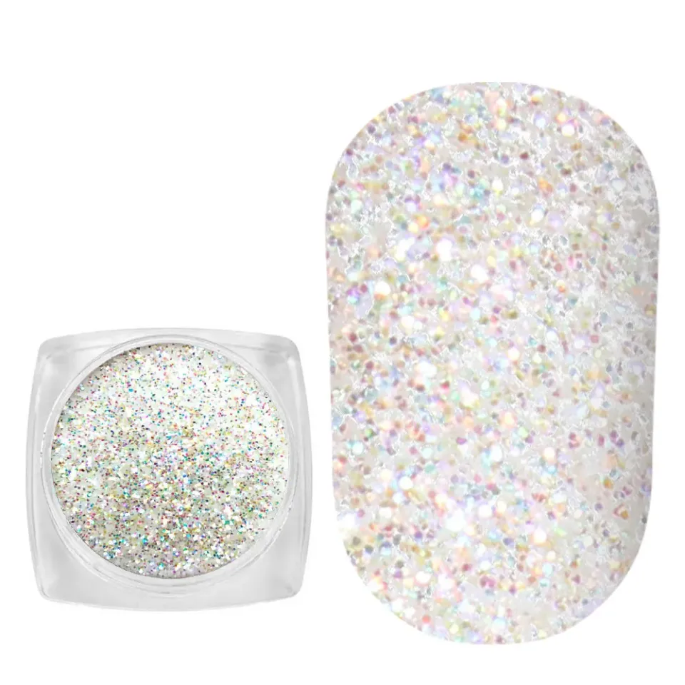 Komilfo Super Rainbow 603 glitter unghie 2,5 g olografico