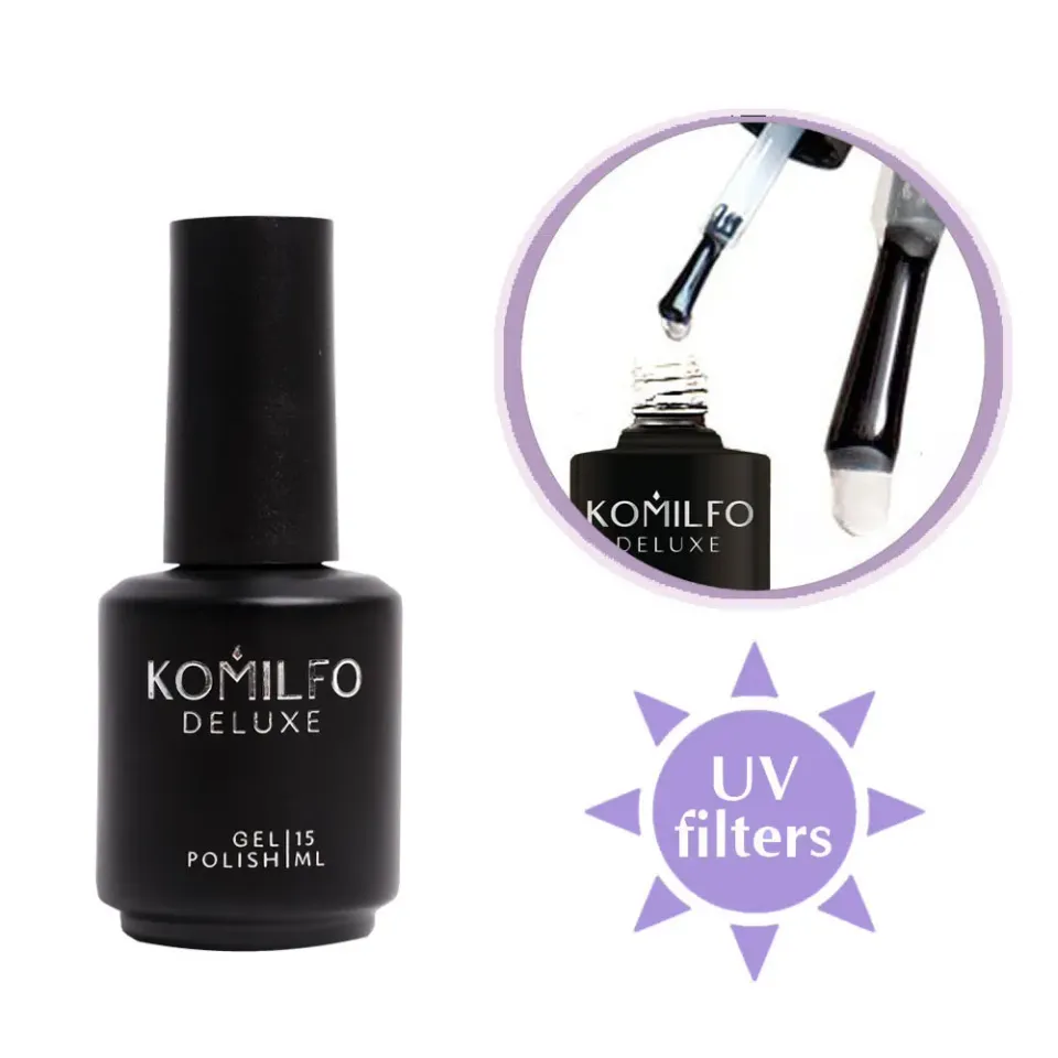 Komilfo Wipe Top top semipermanente 15 ml con dispersione