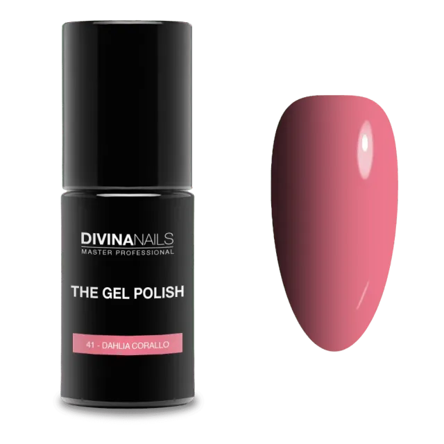 Diva Nails The Gel Polish 41 Dahlia Corallo semipermanente 8ml arancione