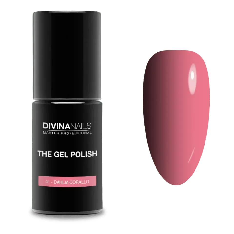 Diva Nails The Gel Polish 41 Dahlia Corallo semipermanente 8ml arancione
