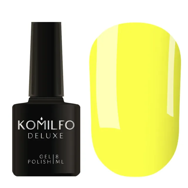 Komilfo Deluxe D165 smalto semipermanente 8 ml giallo smalto