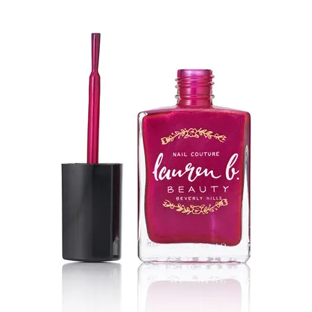 Lauren B Beauty Rose Bowl smalto rosa shimmer vegan