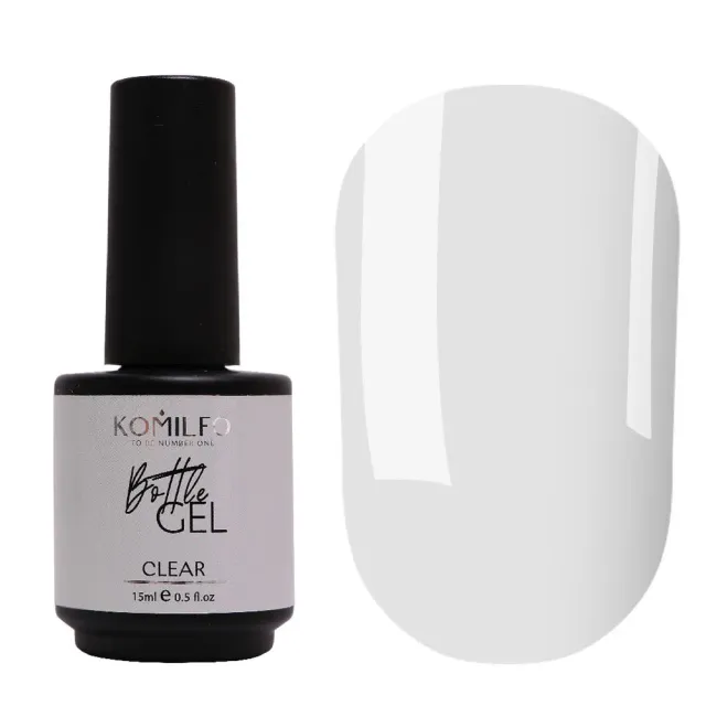 Komilfo Bottle Gel Clear gel in bottiglia 15 ml trasparente