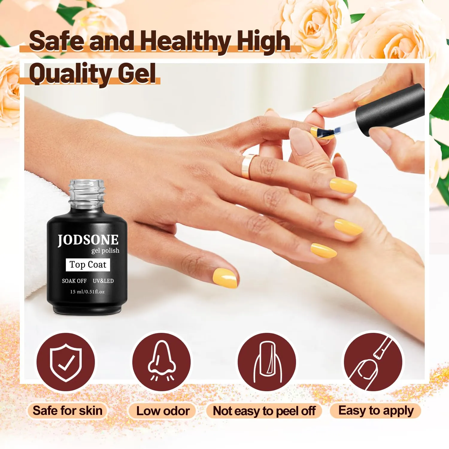 Jodsone base top coat semipermanente 4pz 15ml primer