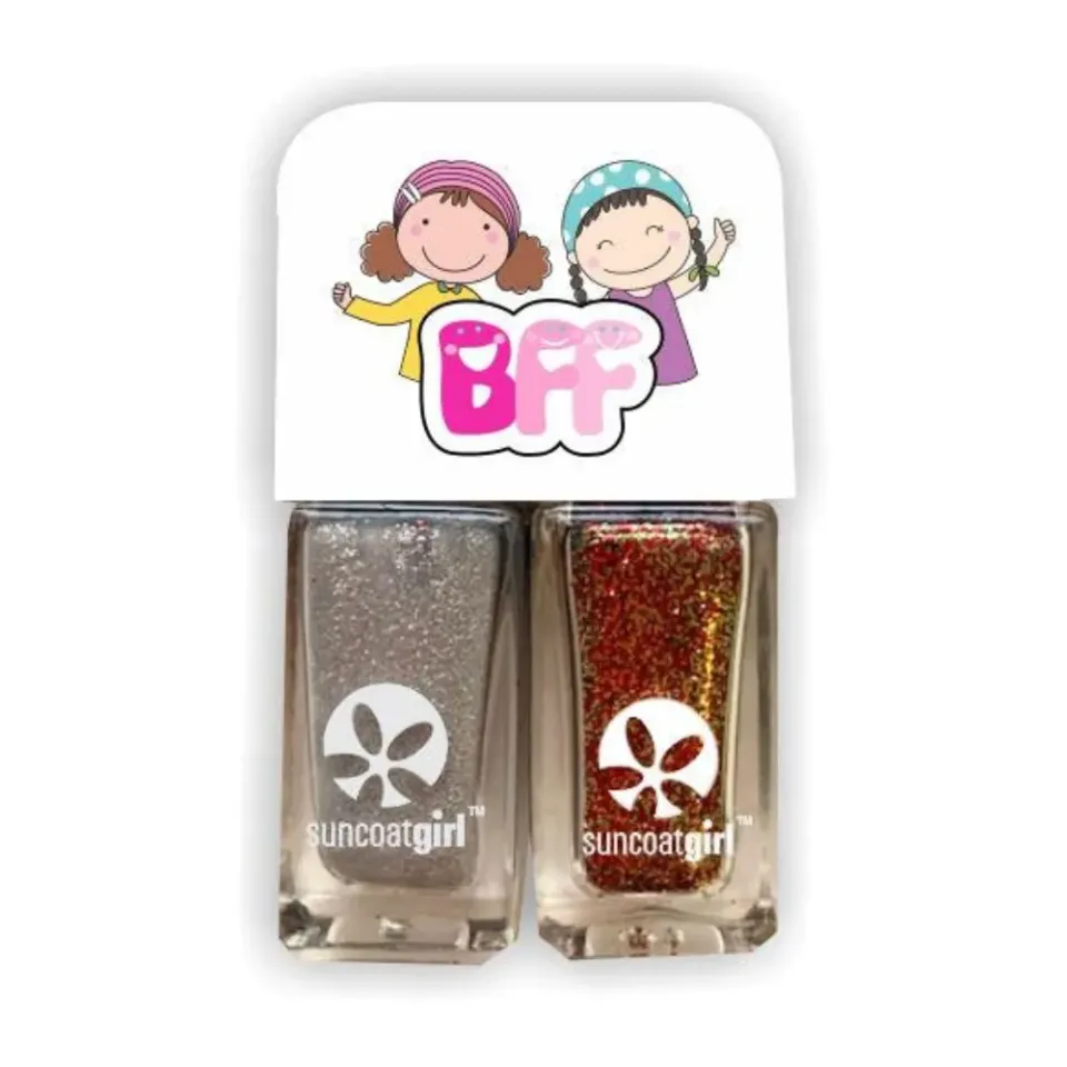 Suncoatgirl Glimmer Glam duo smalti bimba 2x5ml glitter